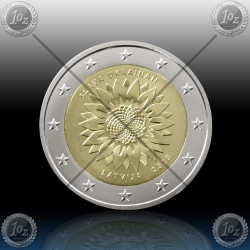 2 EVRO LATVIJA 2023 "Slava Ukrajini" UNC